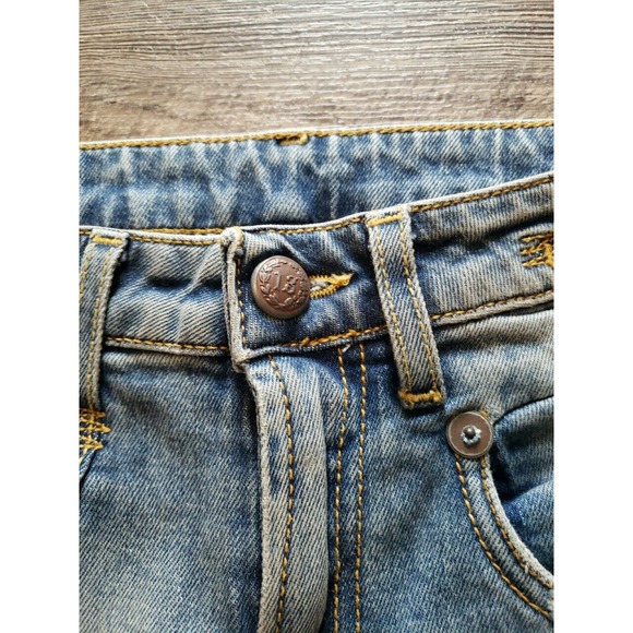 R13 Jeans Boy Skinny In Cromwell Sz 24 Distressed Made In Italy (N - Picture 8 of 11